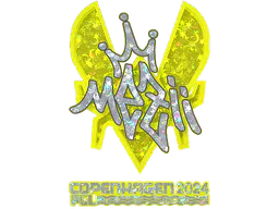 Sticker mezii (Glitter) | Copenhagen 2024 - Preço e onde comprar no CS2