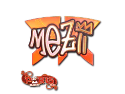 Sticker mezii (Holo) | Paris 2023 - Preço e onde comprar no CS2