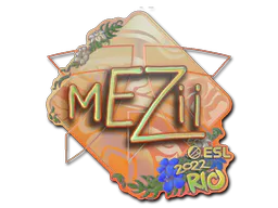 Sticker mezii (Holo) | Rio 2022 - Preço e onde comprar no CS2