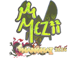 Sticker mezii (Holo) | Shanghai 2024 - Preço e onde comprar no CS2