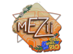 Sticker mezii | Rio 2022 - Preço e onde comprar no CS2