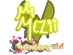 Sticker mezii | Shanghai 2024 - Preço e onde comprar no CS2