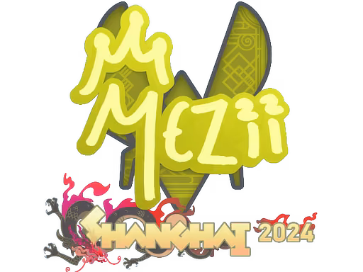 Sticker mezii | Shanghai 2024 - Preço e onde comprar no CS2
