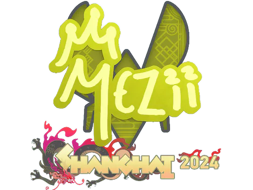 Sticker mezii | Shanghai 2024 - Preço e onde comprar no CS2