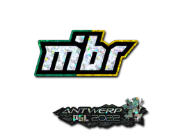 Sticker MIBR (Glitter) | Antwerp 2022 - Preço e onde comprar no CS2
