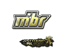 Sticker MIBR (Gold) | Antwerp 2022 - Preço e onde comprar no CS2
