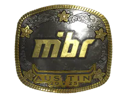 Sticker MIBR (Gold) | Austin 2025 - Preço e onde comprar no CS2