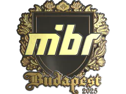 Sticker MIBR (Gold) | Budapest 2025 - Preço e onde comprar no CS2