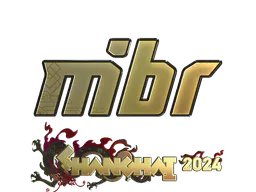 Sticker MIBR (Gold) | Shanghai 2024 - Preço e onde comprar no CS2