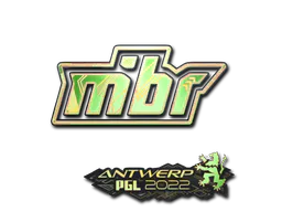 Sticker MIBR (Holo) | Antwerp 2022 - Preço e onde comprar no CS2