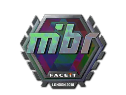 Sticker MIBR (Holo) | London 2018 - Preço e onde comprar no CS2
