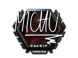Sticker MICHU (Foil) | London 2018 - Preço e onde comprar no CS2