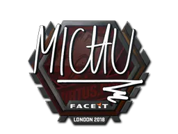 Sticker MICHU | London 2018 - Preço e onde comprar no CS2