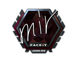 Sticker mir (Foil) | London 2018 - Preço e onde comprar no CS2