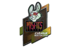 Sticker Misfits Gaming (Holo) | Boston 2018 - Preço e onde comprar no CS2