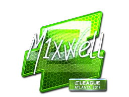 Sticker mixwell (Foil) | Atlanta 2017 - Preço e onde comprar no CS2