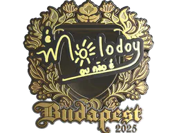 Sticker molodoy (Gold) | Budapest 2025 - Preço e onde comprar no CS2