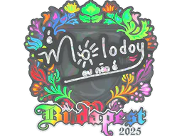 Sticker molodoy (Holo) | Budapest 2025 - Preço e onde comprar no CS2