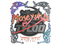 Sticker Moseyuh (Holo) | Austin 2025 - Preço e onde comprar no CS2