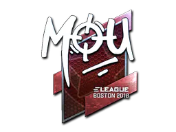 Sticker mou (Foil) | Boston 2018 - Preço e onde comprar no CS2