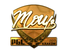 Sticker mou (Gold) | Krakow 2017 - Preço e onde comprar no CS2