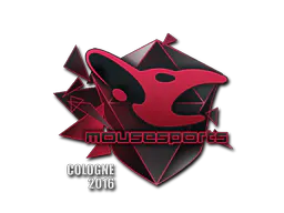Sticker mousesports | Cologne 2016 - Preço e onde comprar no CS2