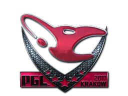 Sticker mousesports (Foil) | Krakow 2017 - Preço e onde comprar no CS2