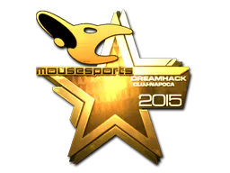 Sticker mousesports (Gold) | Cluj-Napoca 2015 - Preço e onde comprar no CS2