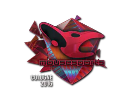 Sticker mousesports (Holo) | Cologne 2016 - Preço e onde comprar no CS2