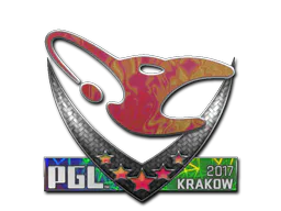 Sticker mousesports (Holo) | Krakow 2017 - Preço e onde comprar no CS2