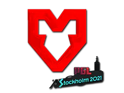 Sticker MOUZ (Foil) | Stockholm 2021 - Preço e onde comprar no CS2