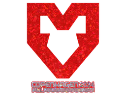 Sticker MOUZ (Glitter) | Copenhagen 2024 - Preço e onde comprar no CS2