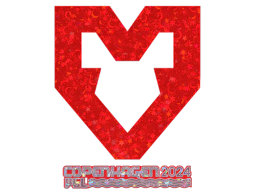 Sticker MOUZ (Glitter) | Copenhagen 2024 - Preço e onde comprar no CS2