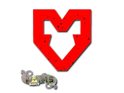 Sticker MOUZ (Glitter) | Paris 2023 - Preço e onde comprar no CS2