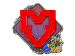 Sticker MOUZ (Glitter) | Rio 2022 - Preço e onde comprar no CS2