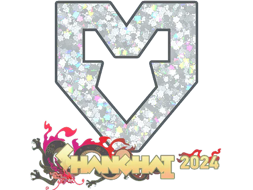 Sticker MOUZ (Glitter) | Shanghai 2024 - Preço e onde comprar no CS2