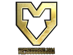 Sticker MOUZ (Gold) | Copenhagen 2024 - Preço e onde comprar no CS2