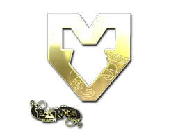 Sticker MOUZ (Gold) | Paris 2023 - Preço e onde comprar no CS2