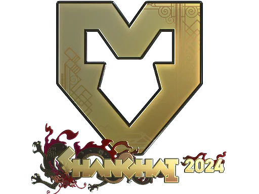 Sticker MOUZ (Gold) | Shanghai 2024 - Preço e onde comprar no CS2