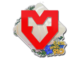 Sticker MOUZ | Rio 2022 - Preço e onde comprar no CS2