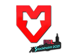 Sticker MOUZ | Stockholm 2021 - Preço e onde comprar no CS2