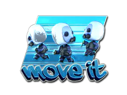 Sticker Move It (Foil) - Preço e onde comprar no CS2