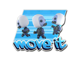 Sticker Move It - Preço e onde comprar no CS2