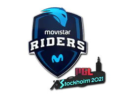 Sticker Movistar Riders | Stockholm 2021 - Preço e onde comprar no CS2