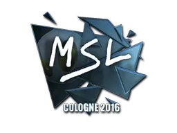 Sticker MSL (Foil) | Cologne 2016 - Preço e onde comprar no CS2