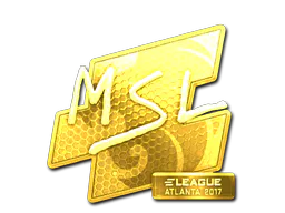 Sticker MSL (Gold) | Atlanta 2017 - Preço e onde comprar no CS2
