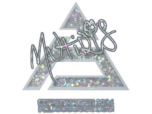 Sticker MUTiRiS (Glitter) | Copenhagen 2024 - Preço e onde comprar no CS2
