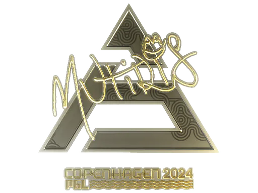 Sticker MUTiRiS (Gold) | Copenhagen 2024 - Preço e onde comprar no CS2