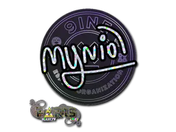 Sticker mynio (Glitter) | Paris 2023 - Preço e onde comprar no CS2