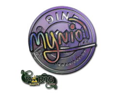 Sticker mynio (Holo) | Paris 2023 - Preço e onde comprar no CS2